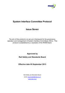 System Interface Committee Protocol  Issue Seven