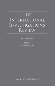 The International Investigations Review