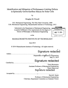 Identification  and Mitigation  of Performance-Limiting  Defects