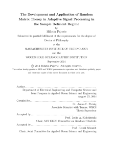 The Development and Application of Random the Sample Deficient Regime