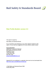 Risk Profile Bulletin version 5.5