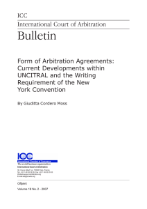 Bulletin ICC International Court of Arbitration