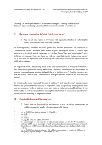 International Academy of Comparative Law XVIII International Congress of Comparative Law