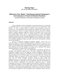 Working Paper Differences That “Matter”? Identifying Analytical Challenges in