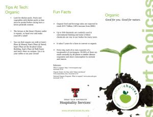 Tips At Tech: Fun Facts Organic Good for you. Good for nature.
