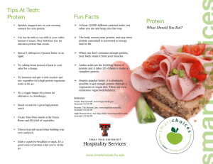 Tips At Tech: Fun Facts Protein What Should You Eat?