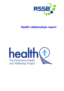 Health relationships report