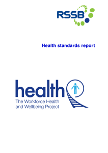 Health standards report