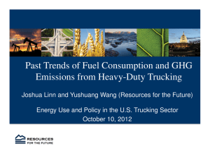 Past Trends of Fuel Consumption and GHG Emissions from Heavy-Duty Trucking