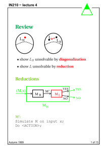 Review Reductions L (M,x)