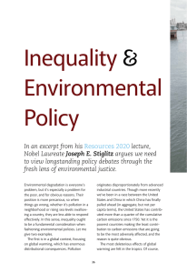 inequality environmental Policy &amp;