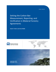 Setting the Carbon Bar: Measurement, Reporting, and Verification in Bilateral Forestry Agreements