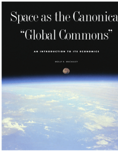 Space as the Canonica “Global Commons”