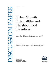 ER DISCUSSION PAP Urban Growth