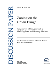 Zoning on the Urban Fringe Results from a New Approach to