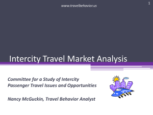 Intercity Travel Market Analysis