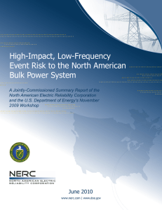 High-Impact, Low-Frequency Event Risk to the North American Bulk Power System