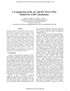 A Comparison of the AC and DC Power Flow