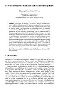 Saliency Detection with Flash and No-flash Image Pairs