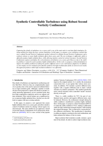 Synthetic Controllable Turbulence using Robust Second Vorticity Confinement Shengfeng He
