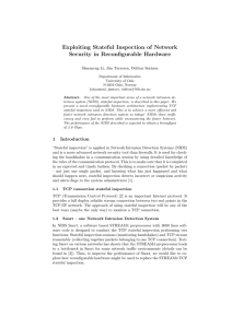 Exploiting Stateful Inspection of Network Security in Reconfigurable Hardware asen