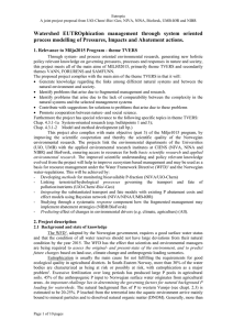 Watershed  EUTROphication  management  through  system ... process modelling of Pressures, Impacts and Abatement actions.