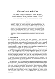A Network Security Analysis Tool Tuva Stang , Fahimeh Pourbayat , Mark Burgess