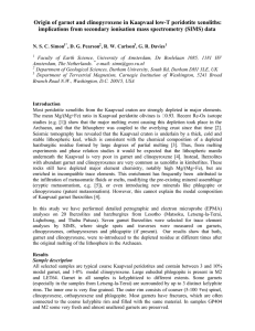 Origin of garnet and clinopyroxene in Kaapvaal low-T peridotite xenoliths: