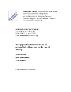 Demographic Research of peer-reviewed research and commentary