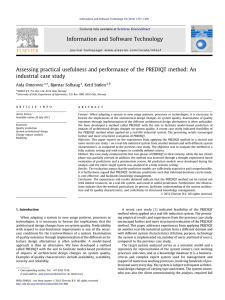 Assessing practical usefulness and performance of the PREDIQT method: An ,