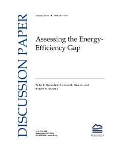 Assessing the Energy- Efficiency Gap