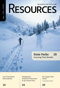 Resources State Parks     28 Assessing their Benefits