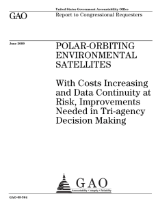 GAO POLAR-ORBITING ENVIRONMENTAL SATELLITES