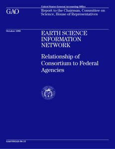 GAO EARTH SCIENCE INFORMATION NETWORK