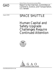 GAO SPACE SHUTTLE Human Capital and Safety Upgrade