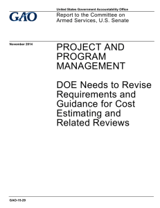 PROJECT AND PROGRAM MANAGEMENT DOE Needs to Revise