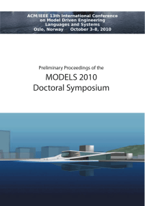 MODELS 2010 Doctoral Symposium Preliminary Proceedings of the