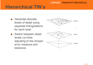 Hierarchical TIN’s