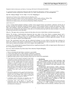 A general noise-reduction framework for fault localization of Java programs