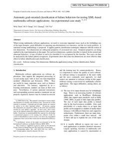 Automatic goal-oriented classification of failure behaviors for testing XML-based