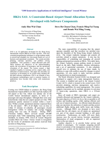 HKIA SAS: A Constraint-Based Airport Stand Allocation System