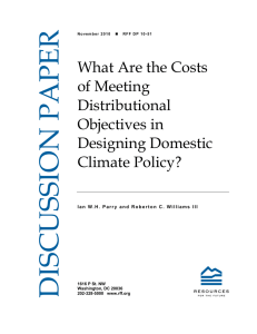 DISCUSSION PAPER What Are the Costs of Meeting