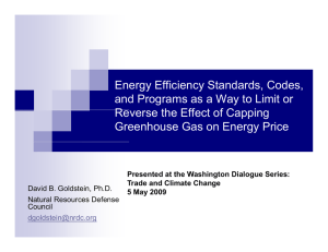 Energy Efficiency Standards, Codes, R th Eff