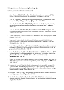 List of publications directly emanating from the project