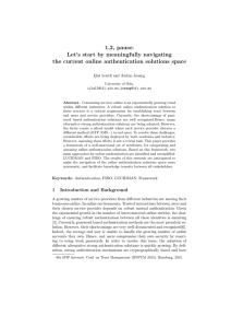 1,2, pause: Let’s start by meaningfully navigating Ijlal Loutfi and Audun Jøsang