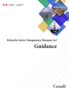 Guidance Extractive Sector Transparency Measures Act