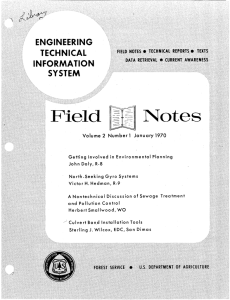 Notes Field INFORMATION ENGINEERING
