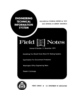 Notes Field INFORMATION SYSTEM
