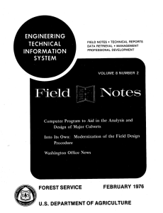 Notes Field INFORMATION ENGINEERING