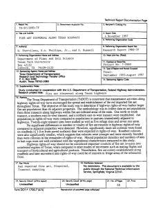 TX-97/2985-7F 4  November  1997 Research  Report  2985-7F